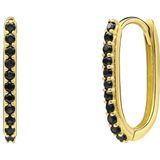 Lucardi - Creolen - 14 Karaat Goud - Tijdloos Design