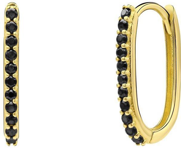 Lucardi - Creolen - 14 Karaat Goud - Tijdloos Design