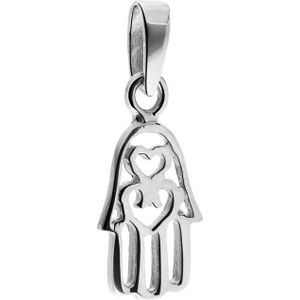 Lucardi - Hamsa - Hanger - Zilver - 925 Zilver
