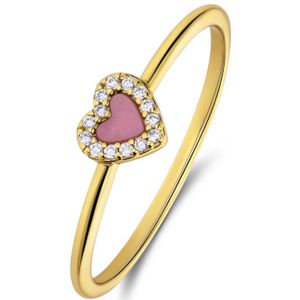 Lucardi - Damesring - Zilver - 925 Sterling Zilver