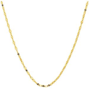 Stalen goldplated ketting voor dames