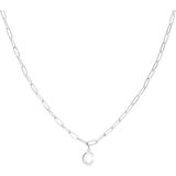 Lucardi - Closed Forever - Ketting - Zilverkleurig - Staal - 47 cm