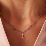 Lucardi - Closed Forever - Ketting - Zilverkleurig - Staal - 47 cm