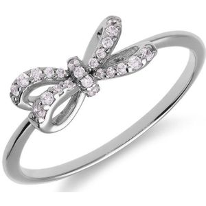 Lucardi - Ring - Zilver - 925 Sterling Zilver