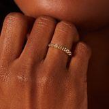 Lucardi - 14 Karaat Gouden Ring - Goud