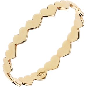 9 Karaat ring hartjes