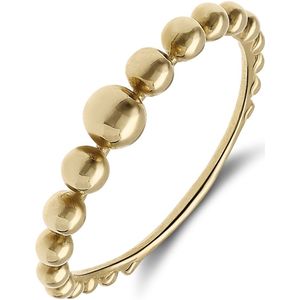 9 Karaat ring bolletjes