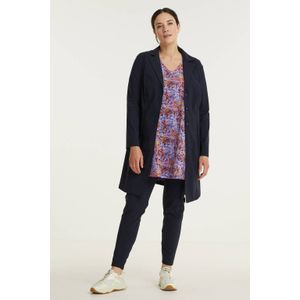 Plus Basics - Tapered Fit Broek - Donkerblauw - Travelstof