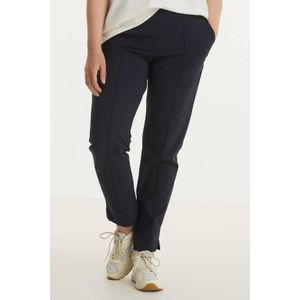 Plus Basics - Straight Fit Broek - Donkerblauw - Travelstof