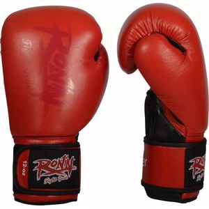 Ronin Fighter Bokshandschoen rood/zwart 12oz