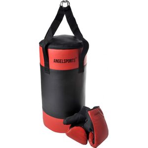 Angel Sports Boksthuistrainingsset Junior Zwart/rood