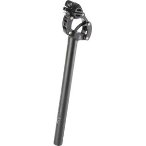 M-wave Zadelpen Verend Parallelogram 27,2 X 350 Mm Aluminium Zwart
