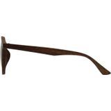 Az Eyewear Icons Unisex Zonnebril Hout Look Licht Bruin | Polarized