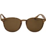 Az Eyewear Icons Unisex Zonnebril Hout Look Licht Bruin | Polarized