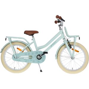 AMIGO Bella Meisjesfiets - Kinderfiets voor Meisjes- 18 Inch 29 cm - Terugtraprem - Groen