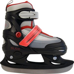 skates 2-in-1 Slide junior polypropyleen zwart/rood mt 30/33
