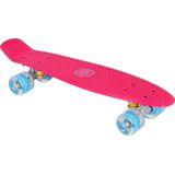 AMIGO skateboard - Met ledverlichting en ABEC 7 lagers - Roze/Blauw