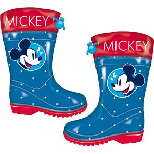 Arditex Regenlaarzen Mickey Stars Donkerblauw/rood Mt 28
