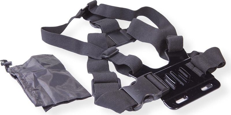 Salora Chestmount - Chestmount - Go Pro - Elastisch - Action Camera - Accessoire