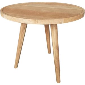 Bijzettafel Eiken rond 50cm