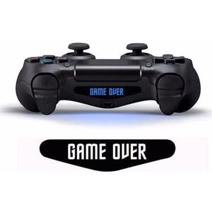Game over – lightbar sticker geschikt voor PlayStation 4 PS4 controller – 1 stuks
