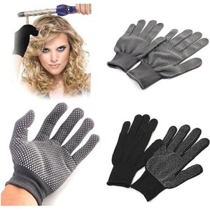 Krultang Handschoenen - Warmte Handschoen voor stijltang - Styling Haaraccessoires - Grijs - 1 paar