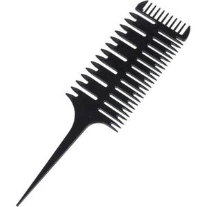 Highlight kam - balayage - Puntkam - kapper - highlights haarkleuring - 4 in 1