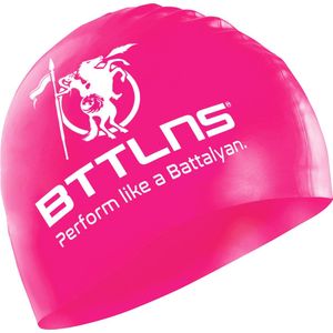 BTTLNS badmuts - swim cap - siliconen badmuts unisex - Absorber 2.0 - roze - one size