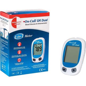 On Call GK Dual - Ketonen- en Glucosemeter - 2-in-1