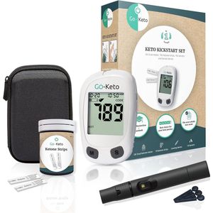 Go-Keto - Kickstart Set - Ketone & Bloed Glucose Meter - 1 x Set - Ketose Dieet