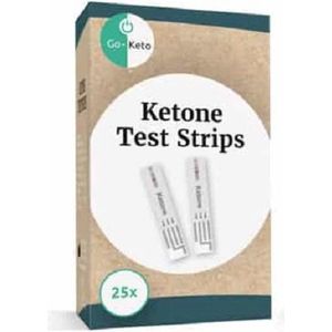 Go-Keto | Ketone Test Strips | 1 x 25 Strips  | Ketose dieet | Ketonentest