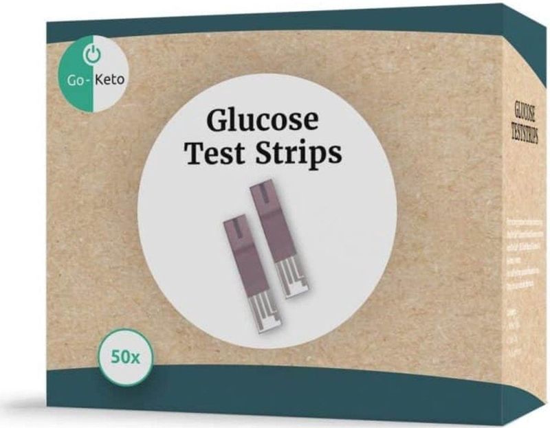 Bloedglucose test strips 50 stuks voor de Go-Keto of GK Dual meter