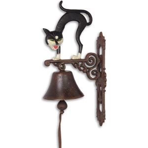 MadDeco - gietijzeren - deurbel - poes - gietijzer - bel - kat