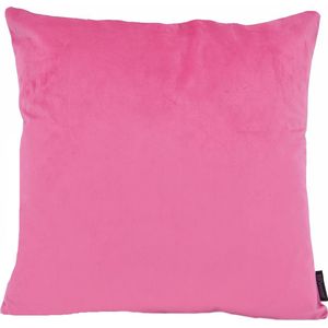 Velvet Fuchsia Kussenhoes | Fluweel - Polyester | 45 x 45 cm | Roze