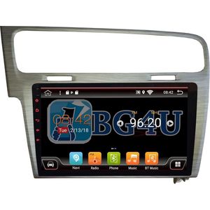 Navigatie radio VW Volkswagen Golf 7, Android OS, 10.1 inch scherm, Canbus, GPS, Wifi, Mir