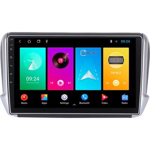 Navigatie radio Peugeot 2008 2015-2018, Android 8.1, 10 inch scherm, Canbus, GPS, Wifi, Mi