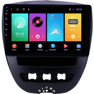 BG4U - Navigatie radio 10 inch Citroen C1 Peugeot 107 Toyota Aygo, Android OS, Apple Carplay, GPS, Wifi, Bluetooth