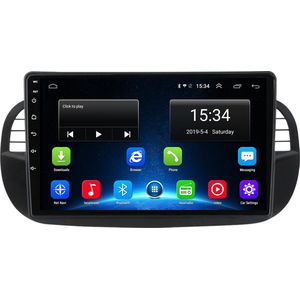 Navigatie radio Fiat 500 2007-2015, Android OS, Apple Carplay, Android Auto, 9 inch scherm, Canbus, GPS, Wifi, Bluetooth