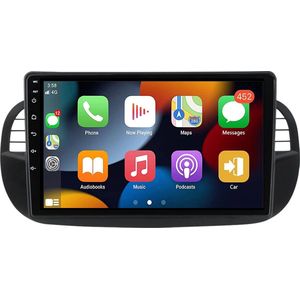 BG4U - Android navigatie radio geschikt voor Fiat 500 met Apple Carplay en Android Auto