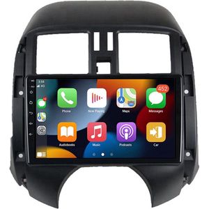 BG4U - Android navigatie radio geschikt voor Nissan Micra 2014-2017 met Apple Carplay en Android Auto