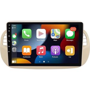BG4U - Android navigatie radio geschikt voor Fiat 500 creme met Apple Carplay en Android Auto
