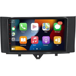 BG4U - Android Navigatie Radio geschikt voor Smart Fortwo 2011-2015 met Apple Carplay en Android Auto