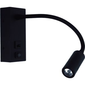 Artdelight Wandlamp Easy LED Zwart