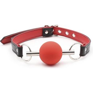 Banoch - Ball gag Red Luxe - Siliconen - Rood