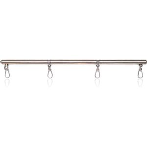 Banoch - Bondage spreader bar silver 63 cm - stevige metalen spreidstang bdsm - deelbaar