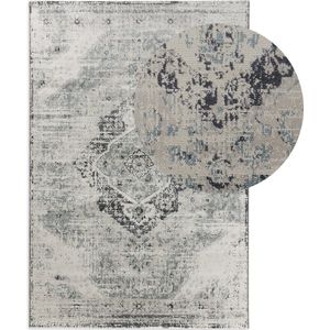 Lifa Living - Aqua Vintage Vloerkleden - 4 varianten - 133x200 van €119,95 voor €79,95  - beige/silver