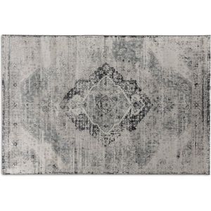 Lifa Living - Vloerkleed - Vintage - Beige/Zilver - Poolhoogte: 5 mm - Oosters - 160 x 230 cm