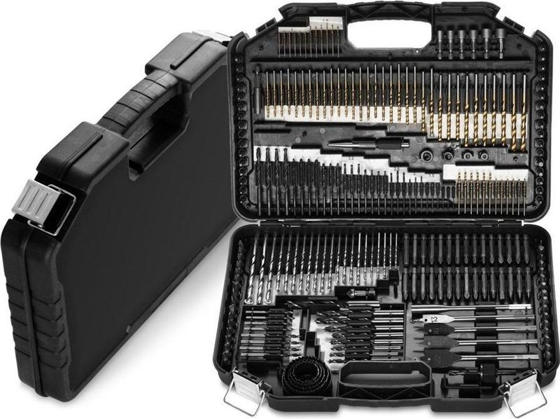 Wolfgang - 246-delige Borenset - Gereedschapsset - Inclusief Titanium-gecoate en Zwart oxide-gecoate Boorbitjes