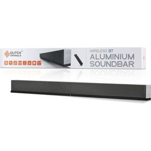 Bluetooth Soundbar - Draadloze Verbinding - Aluminium - 90 cm Breed - Incl. Afstandsbediening