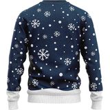 JAP - Christmas - Kersttrui - Donker Blauw - Rudolf het Rendier - 100% Gerecycled